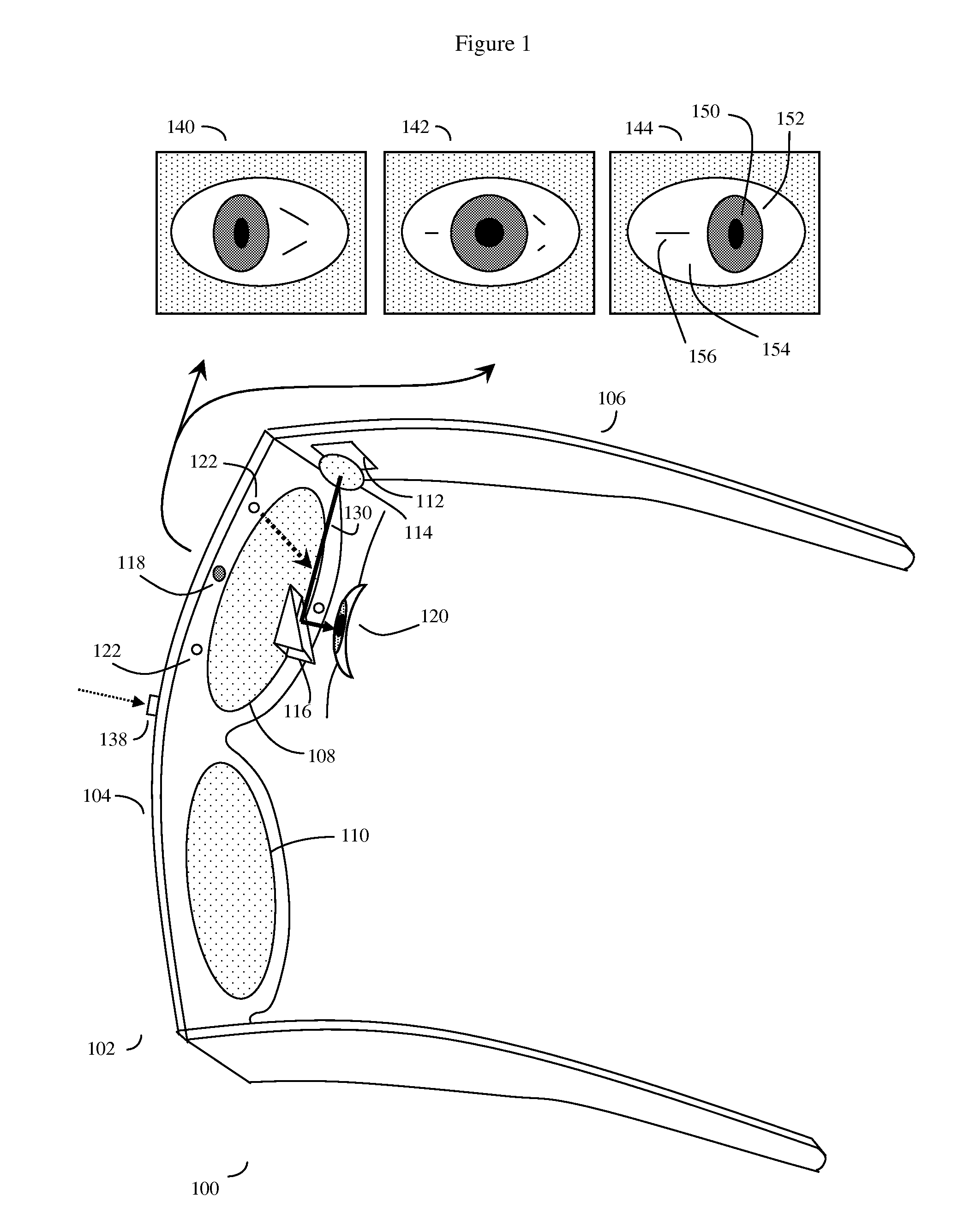 Eye gaze user interface and method