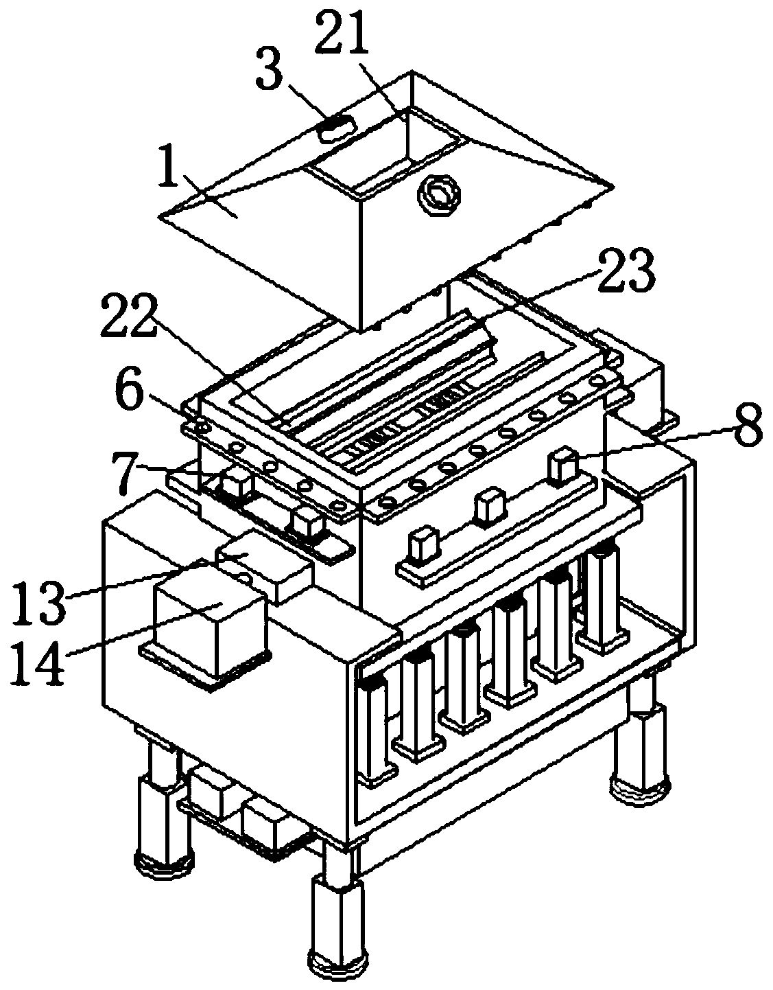 Rock crusher for mine