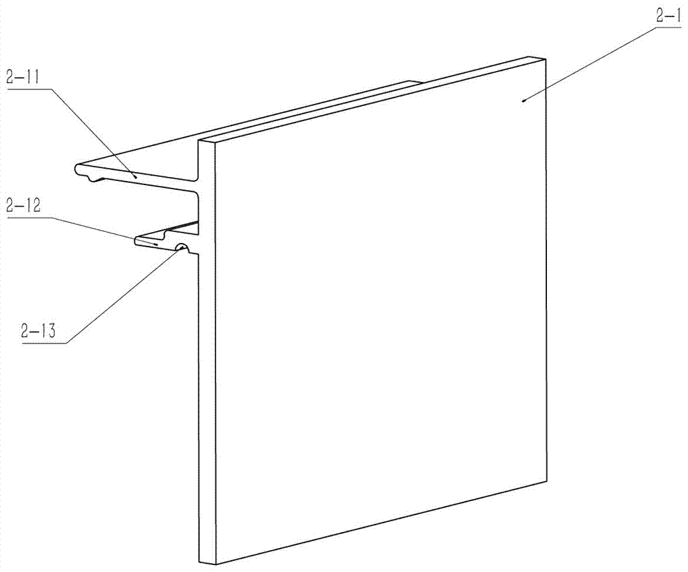 Buckle type bath-room skirtboard