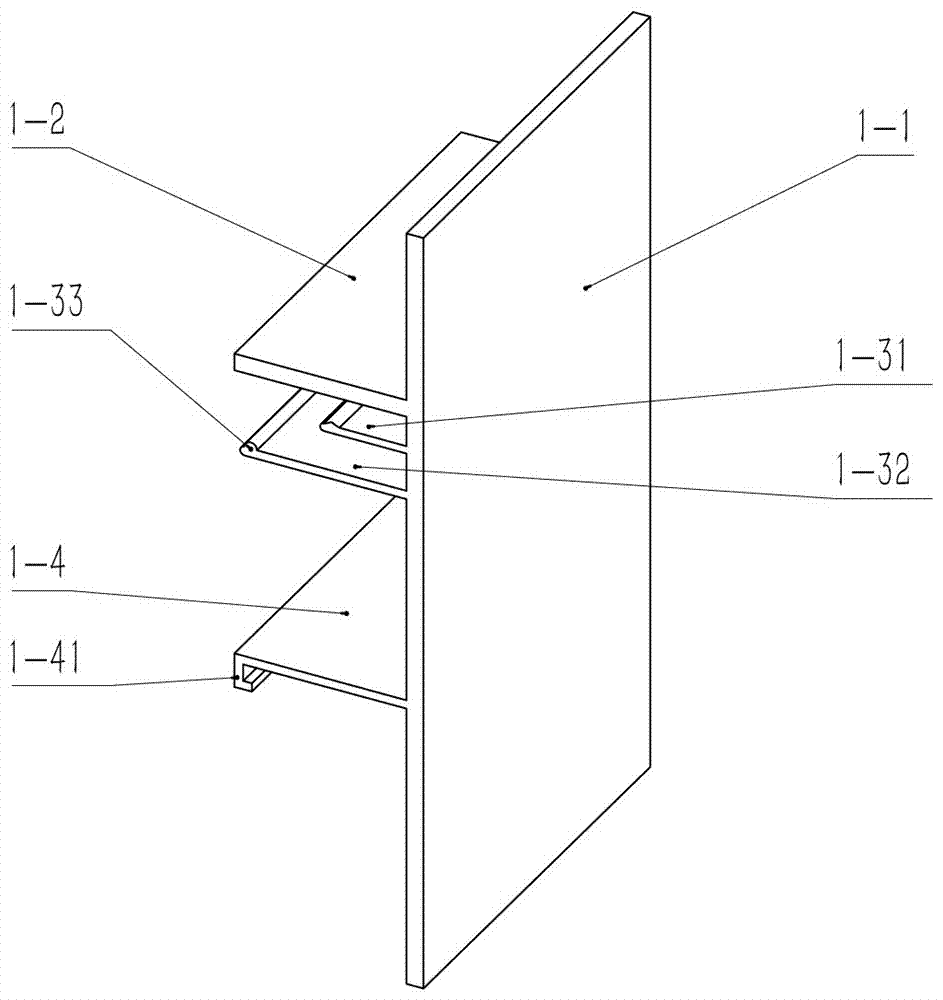 Buckle type bath-room skirtboard