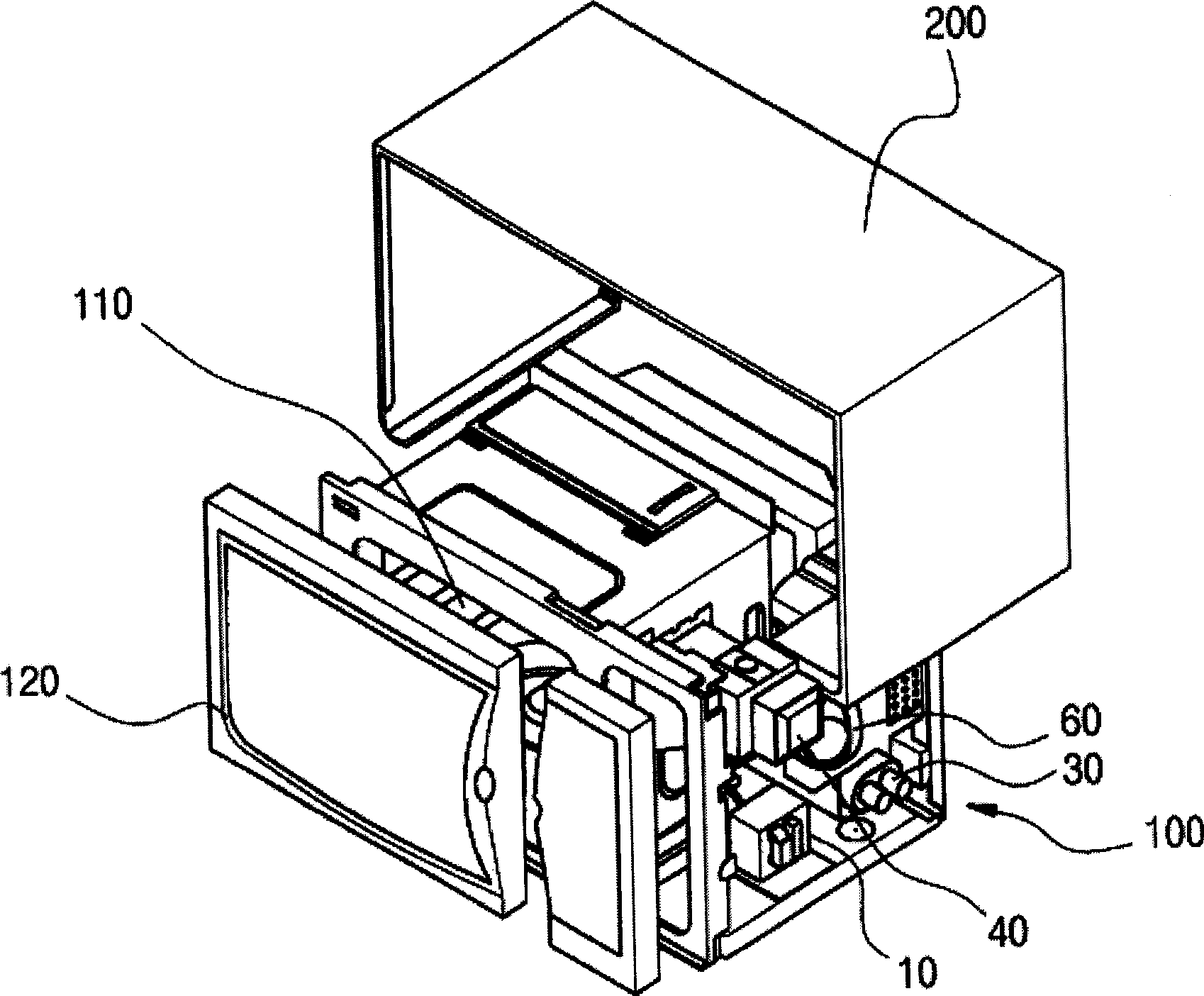 Surge current proof microwave oven circuit