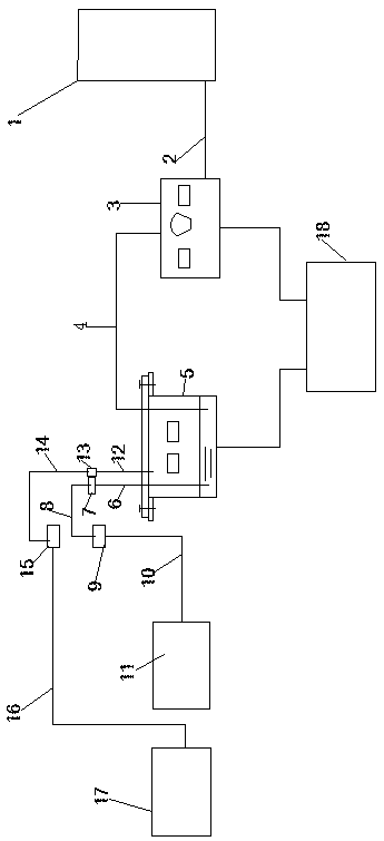 Device and method for gas-liquid fluidization exploitation of old goaf slime water