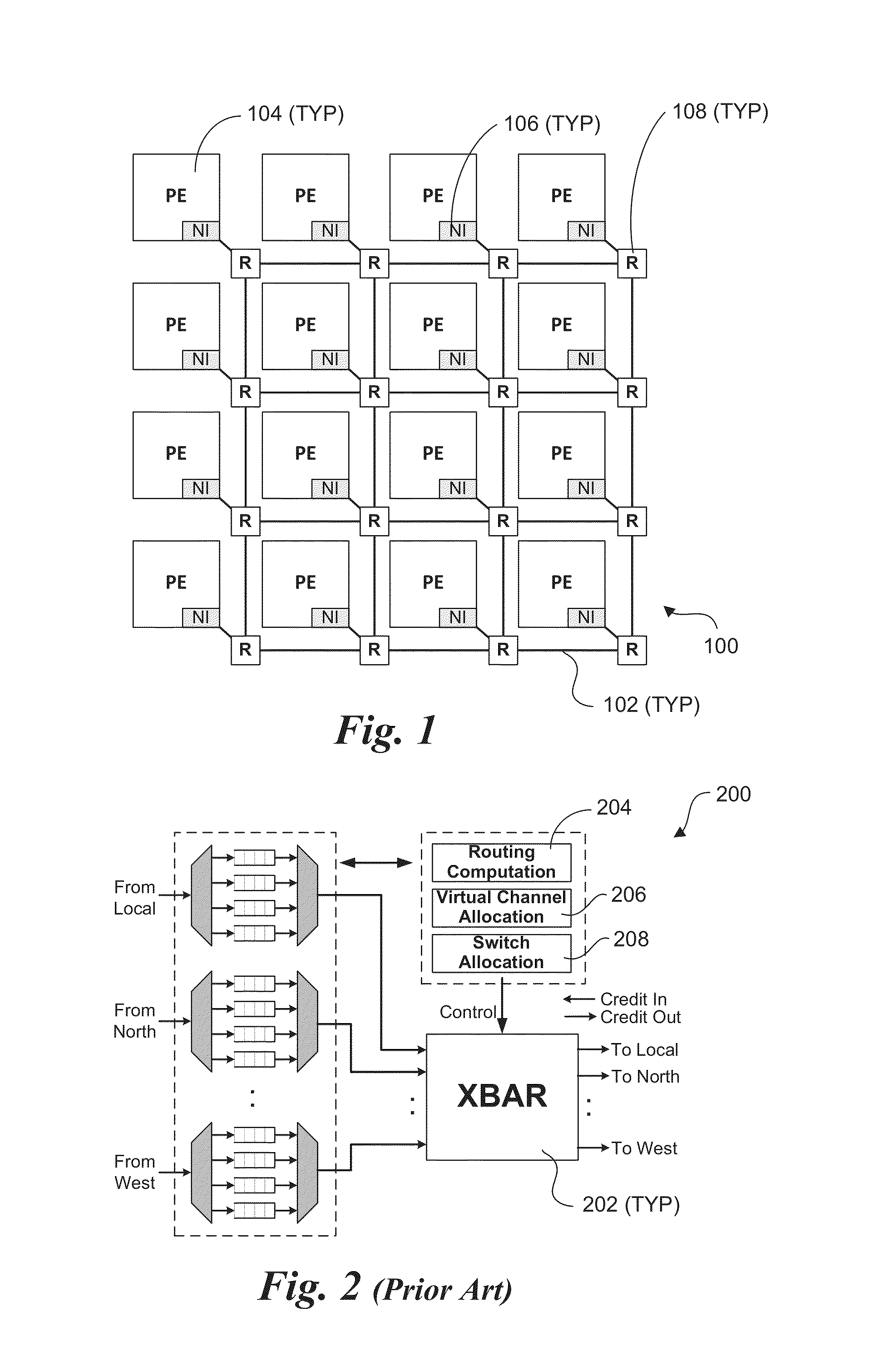 Modular decoupled crossbar for on-chip router