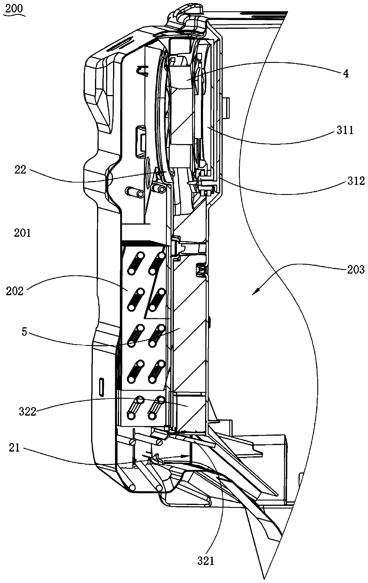 Air channel assembly and refrigeration device