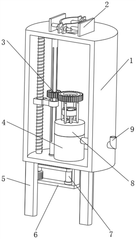 Automatic glaze spraying device for suspension type porcelain insulator