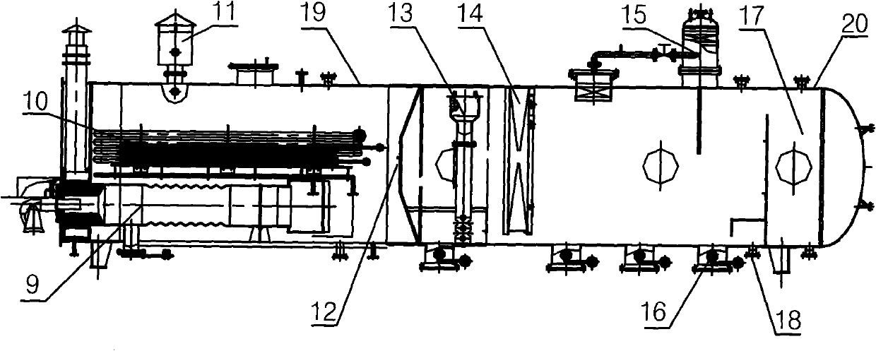 Oil-gas gathering and transmission integrated device