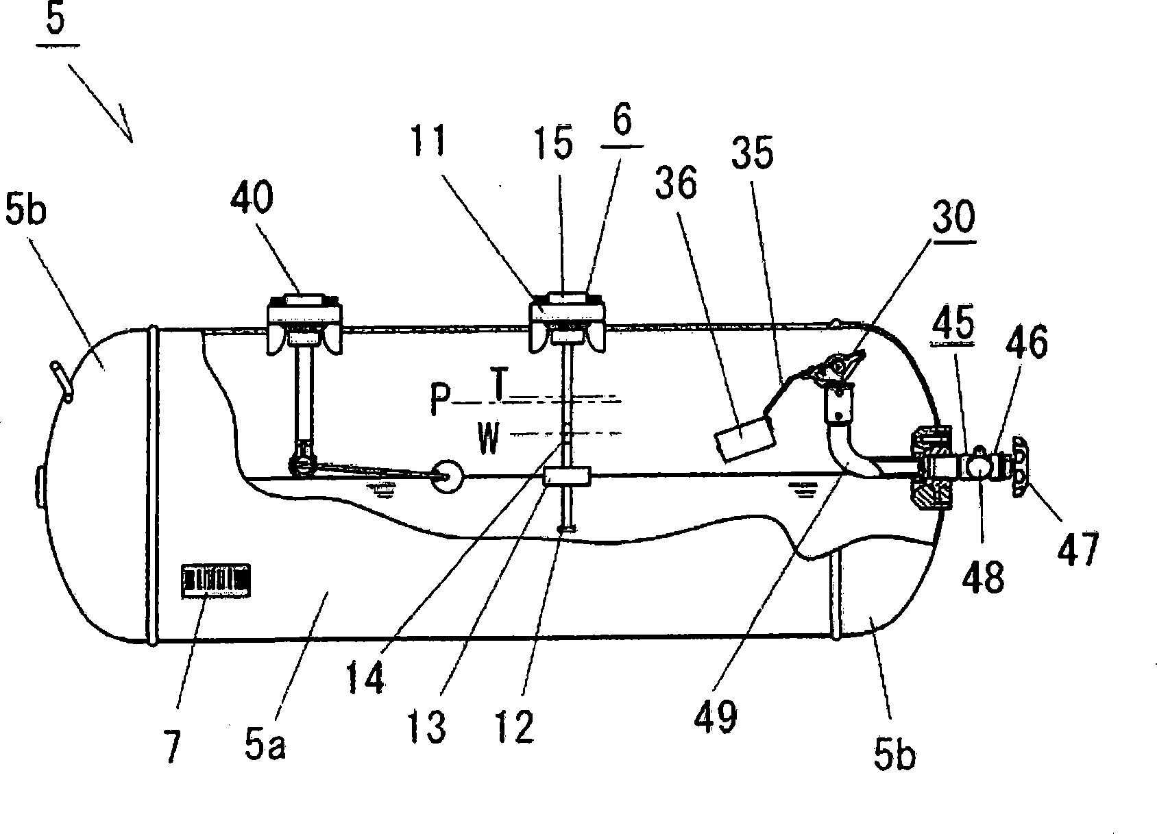 DME fuel filling system