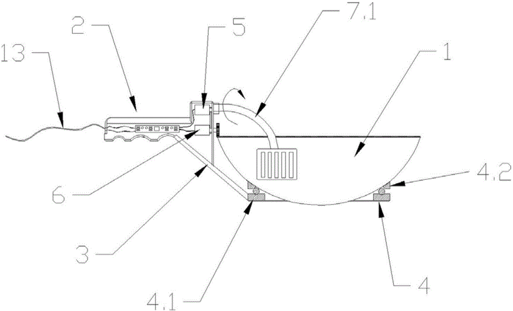 Automatic-turning pot