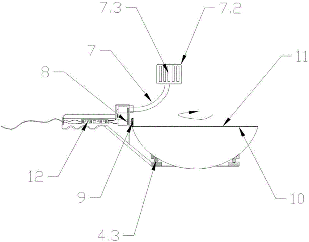 Automatic-turning pot