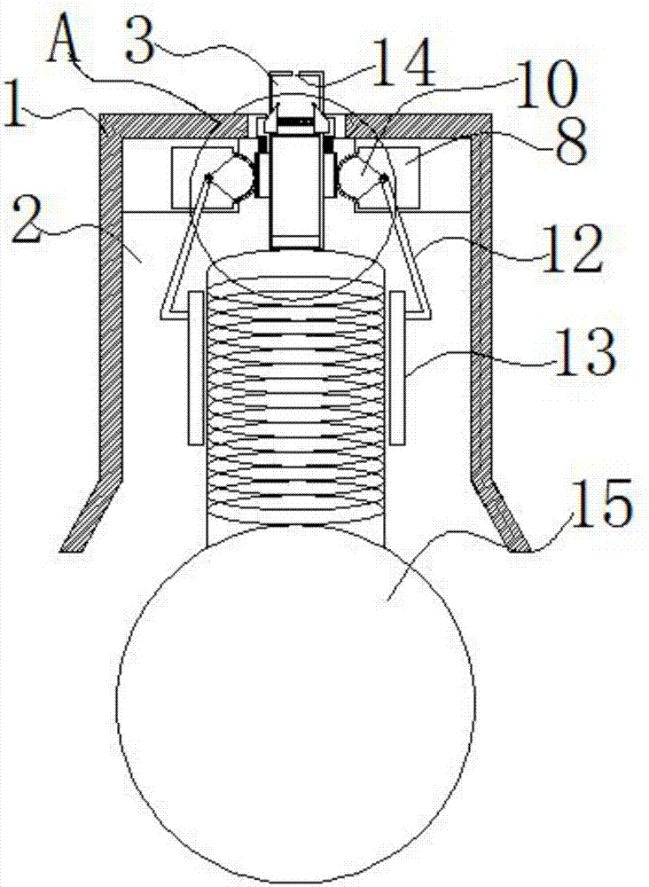 Convenient-to-mount lightbulb socket