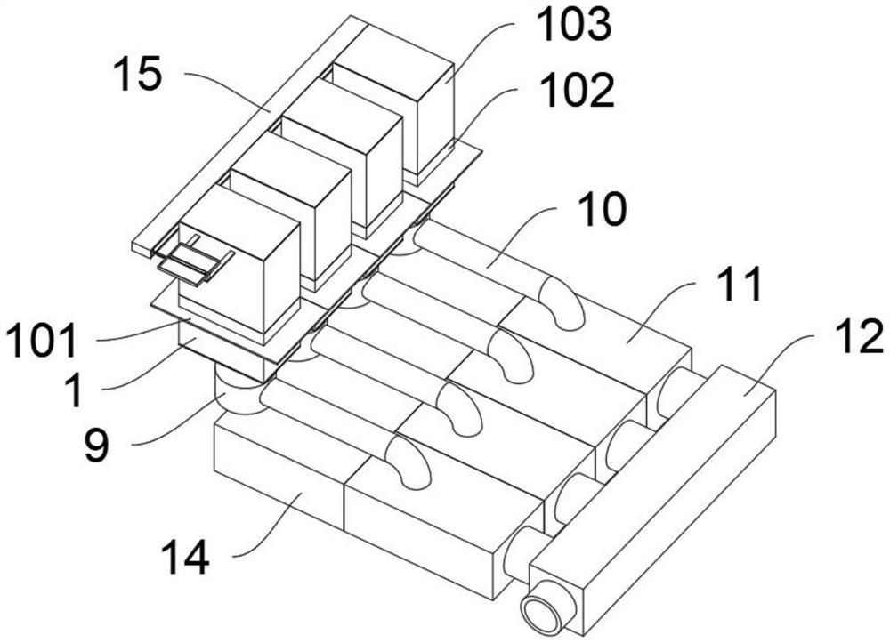 Flood prevention and water drainage based sewer self-inspection type water drainage station