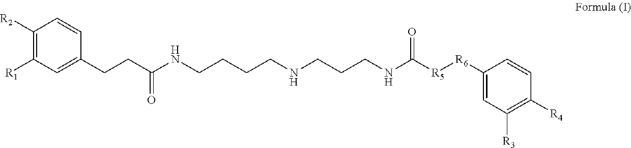 Dicaffeoyl spermidine derivative glycosides and use thereof