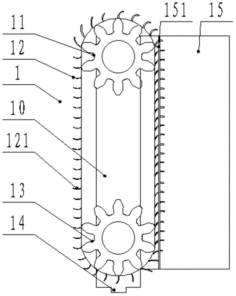 Special-purpose operating head for dismounting foreign matter in a live-line way