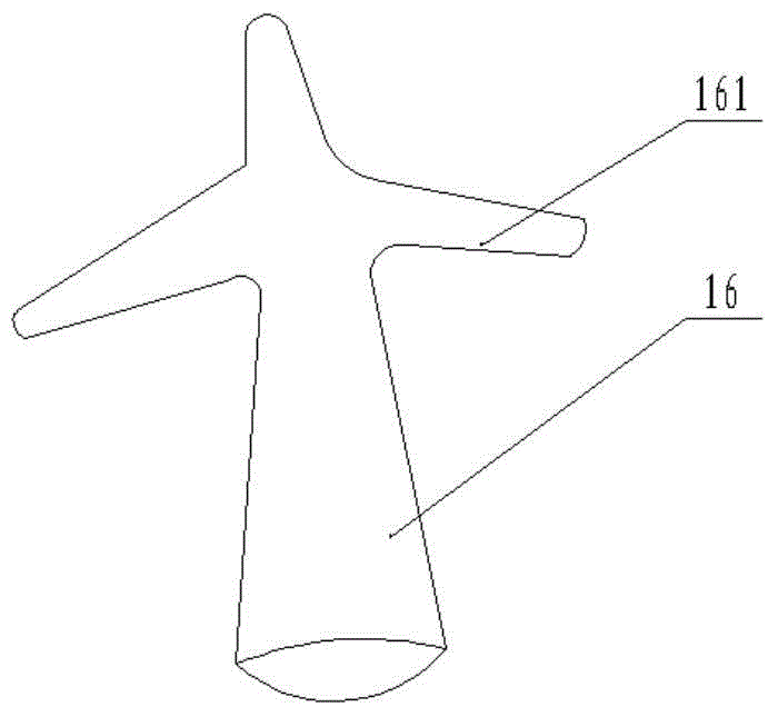 Special-purpose operating head for dismounting foreign matter in a live-line way