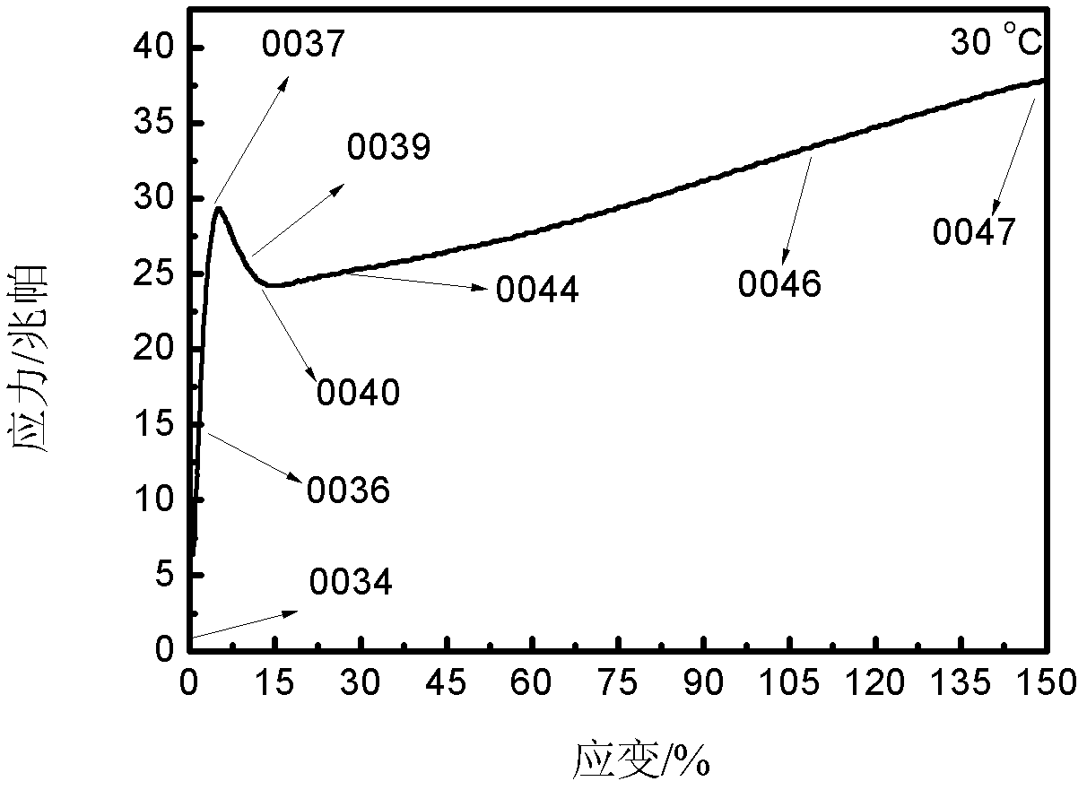 Beta crystal polypropylene tensile expandable material and preparation method thereof