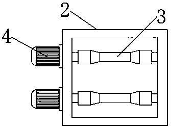 Salting device used for intestinal casing shrinking machine