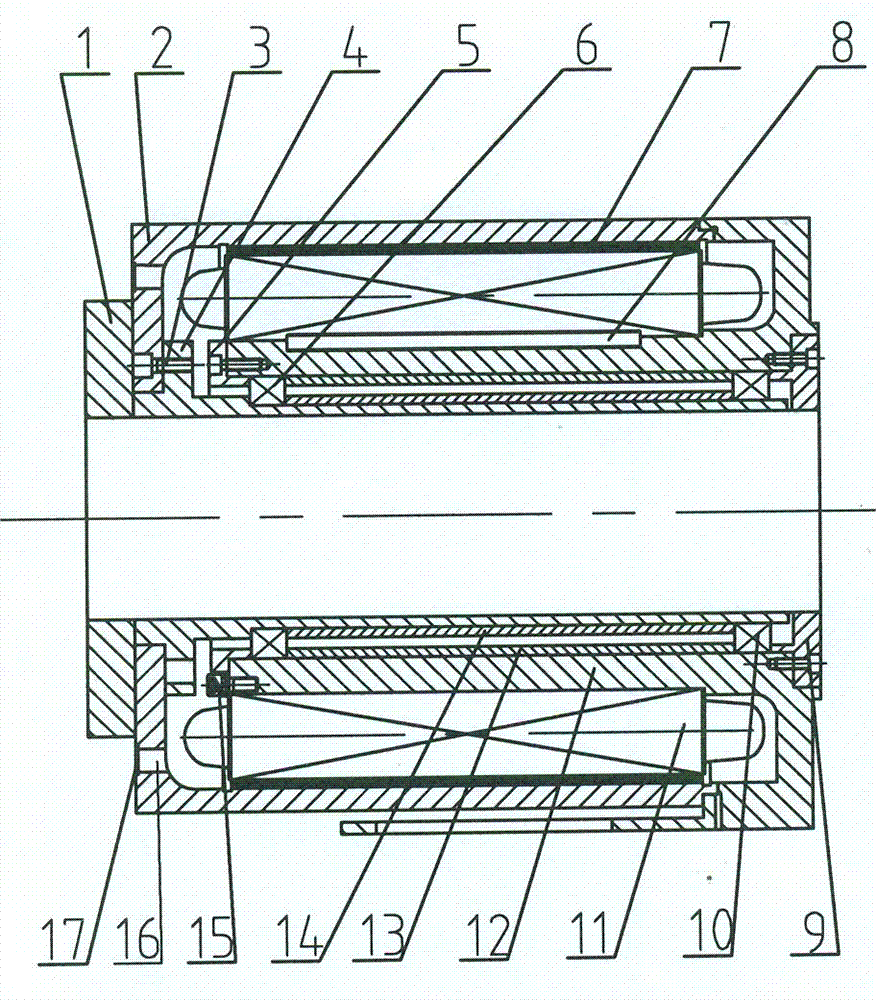 Low-speed high-torque wide-speed-regulation permanent magnet synchronous motor