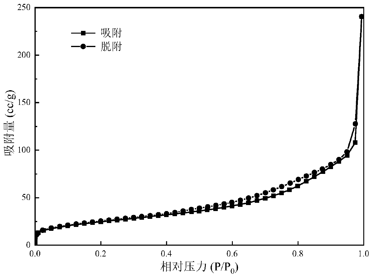 Silica nanosphere supported molybdenum oxide quantum dot catalyst and preparation method thereof