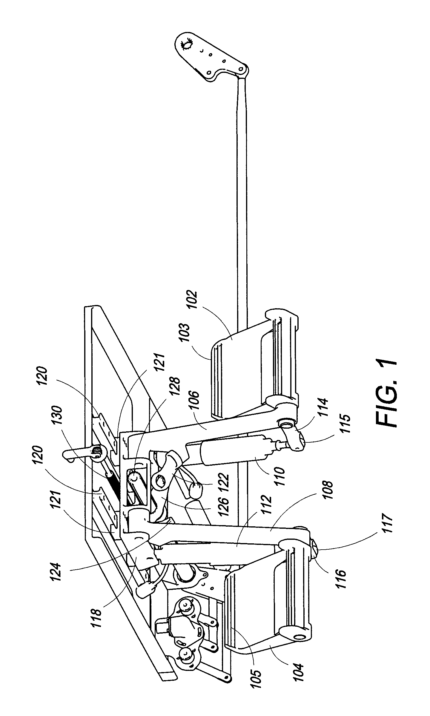 Cockpit rudder control mechanism for an aircraft