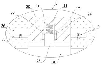 Cable fixing clamp for electric power engineering installation