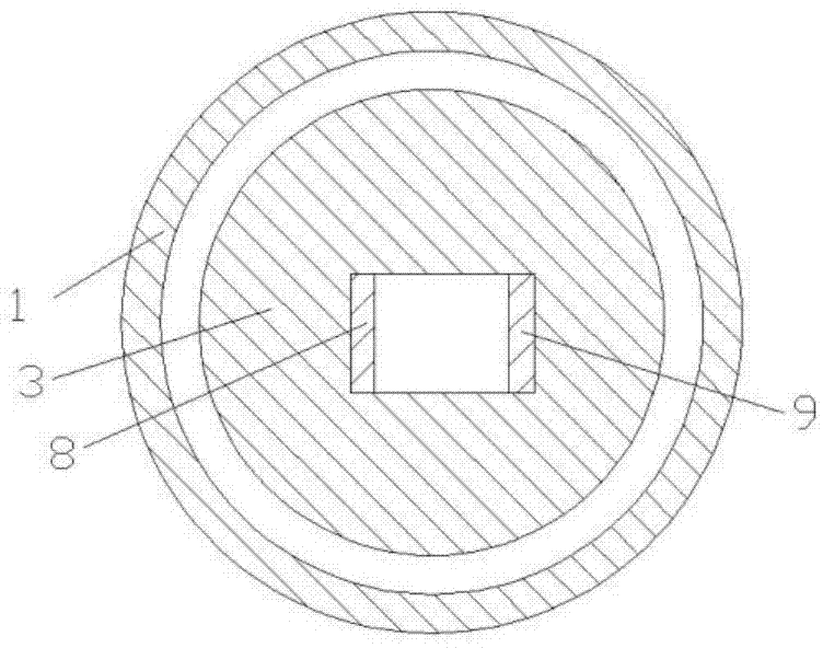 Suspended type compression ratio variable device