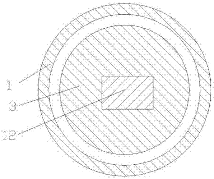 Suspended type compression ratio variable device