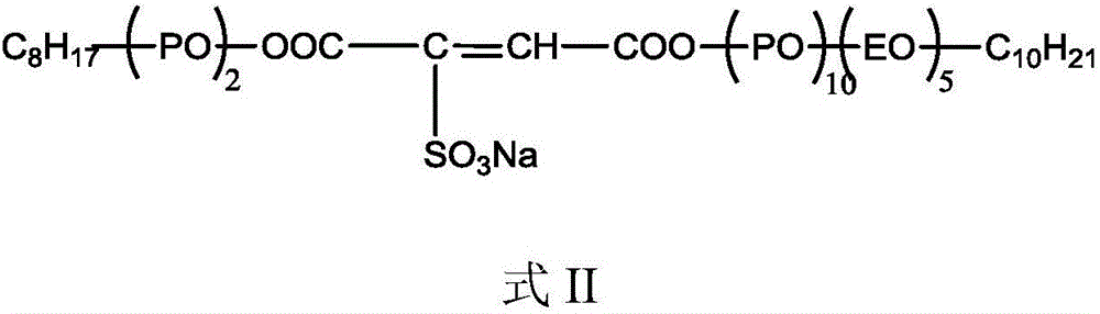 Multifunctional surfactant for pressure-sensitive adhesive and preparation method thereof