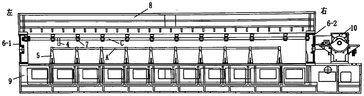 Woven baler warp knitting machine