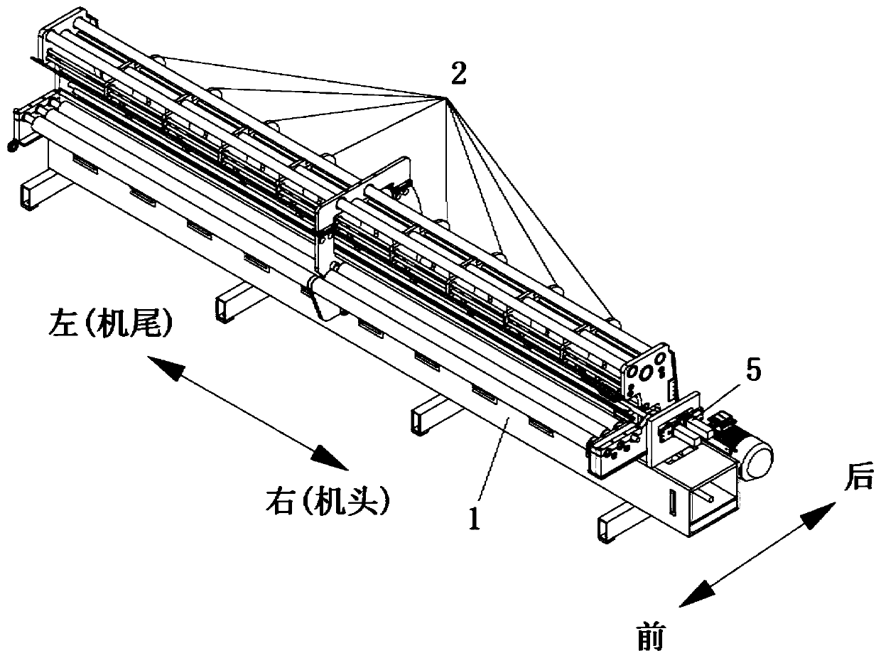 Woven baler warp knitting machine