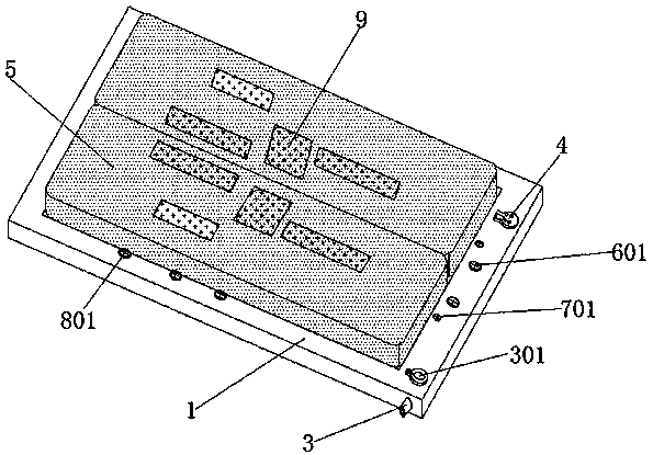 Medical supporting press preventing air cushion for bedridden patient