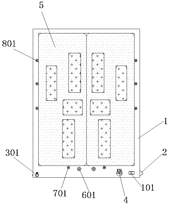 Medical supporting press preventing air cushion for bedridden patient