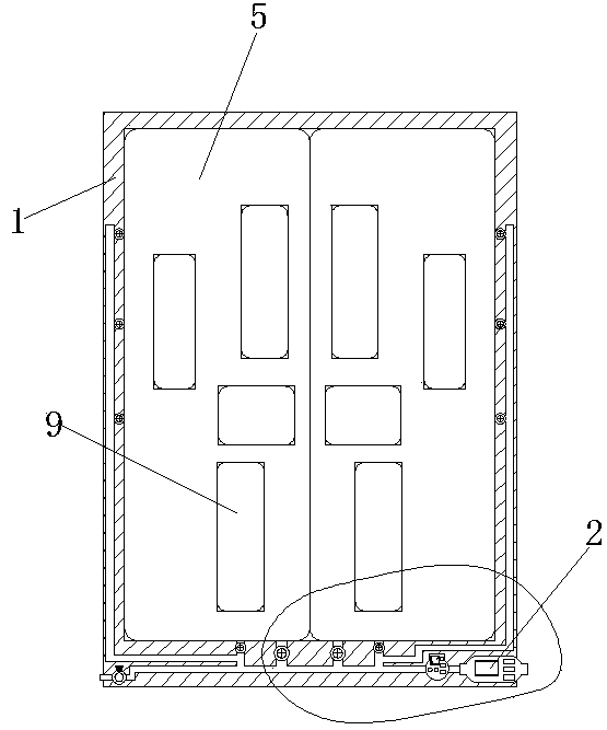 Medical supporting press preventing air cushion for bedridden patient