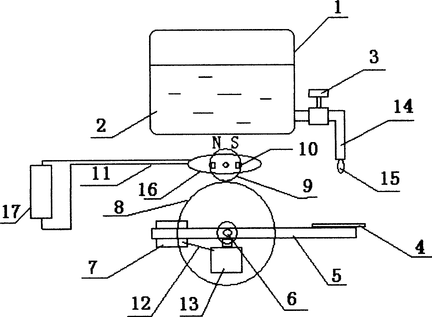 Water drop generating method