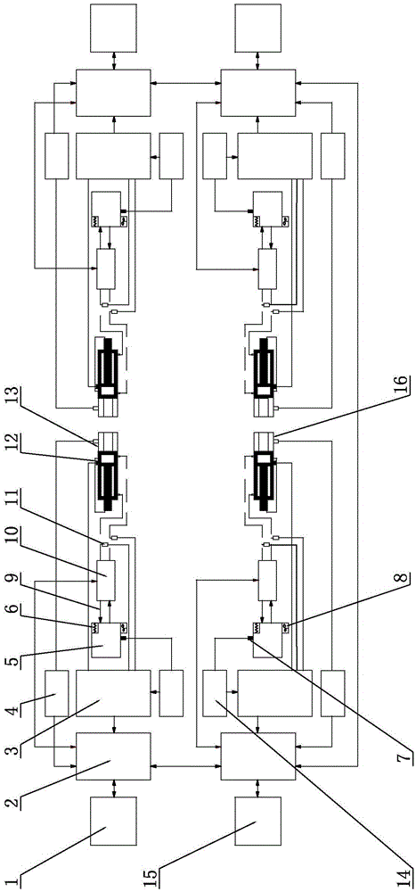 Dynamic real-time monitoring method for concrete bridge prestressed tendon tensioning force and special prestress construction system