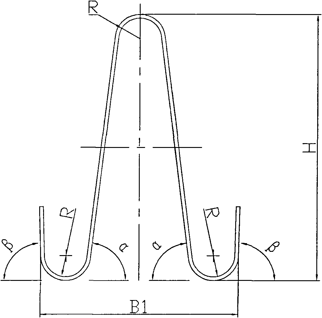 Continuous roll cold bending forming method for stainless steel corrugated plates