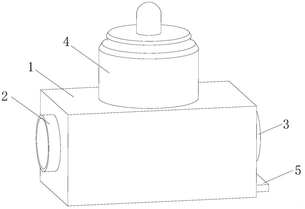 Water absorption device for waste gas treatment