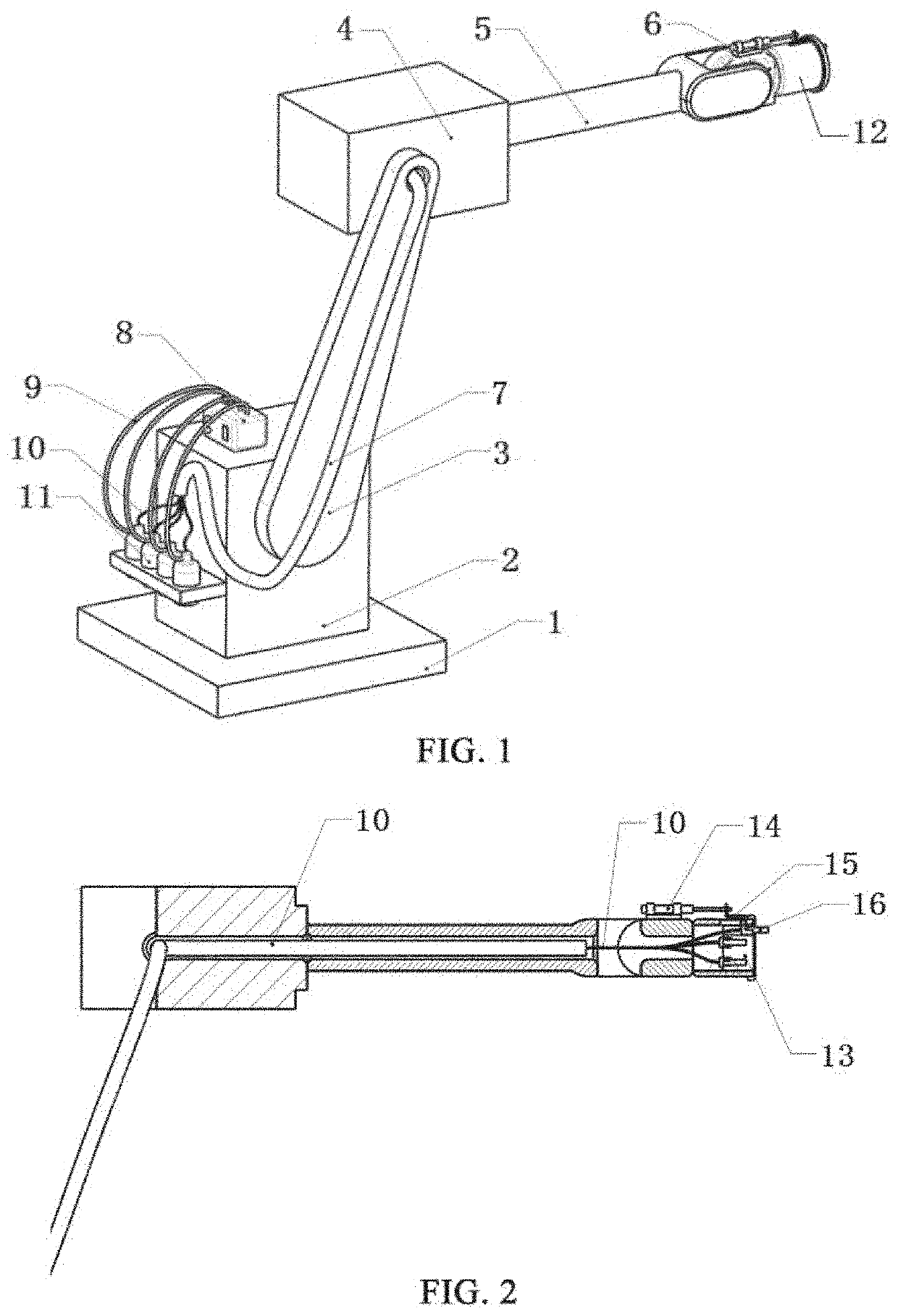 Robot for performing droplet jetting and droplet jetting control method for robot