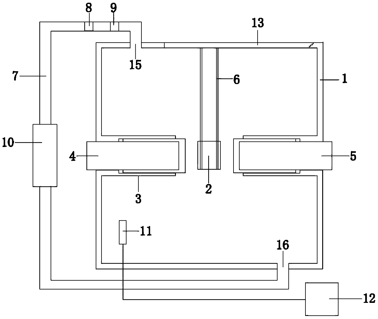 Real-time chemical corrosion device and method for impact testing