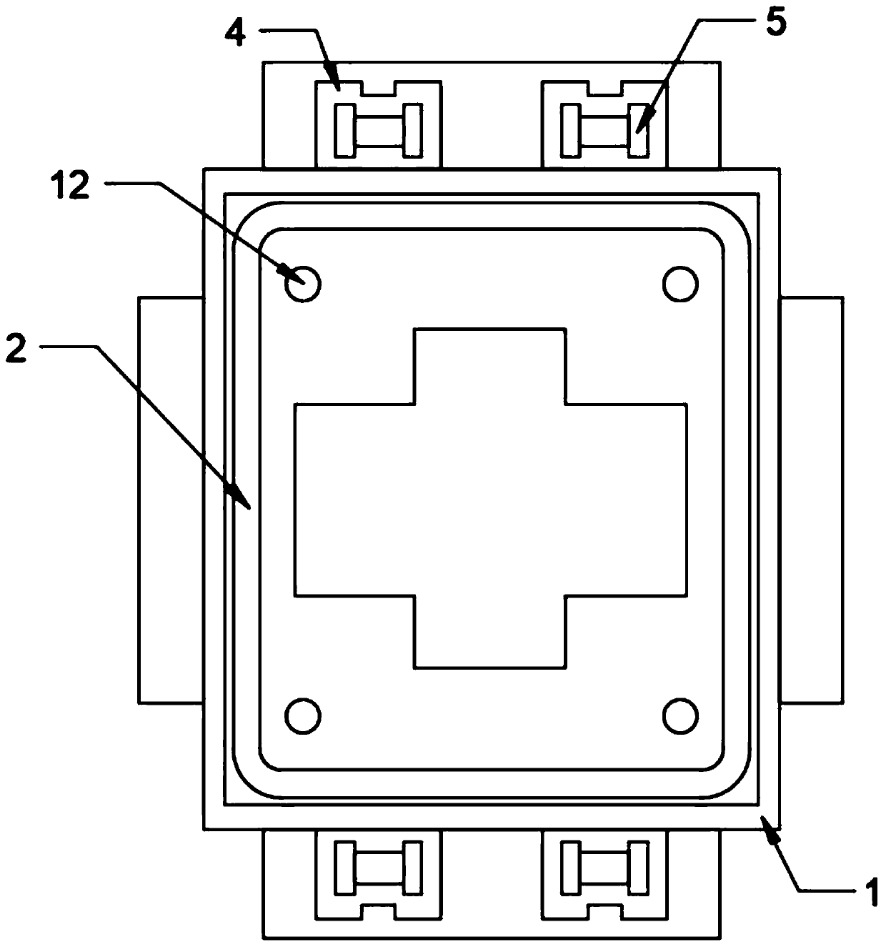 Household appliance outer shell forming mold