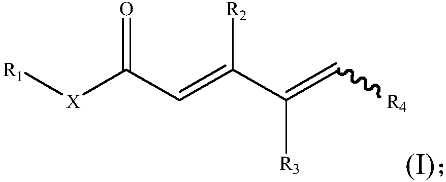 Unsaturated carbonyl compounds as well as preparation method and application thereof