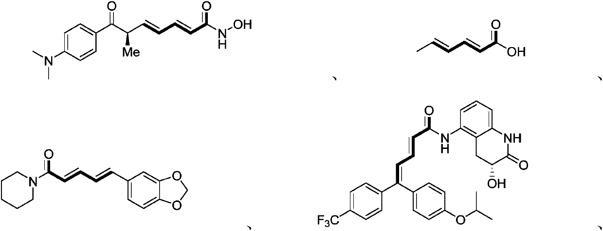 Unsaturated carbonyl compounds as well as preparation method and application thereof