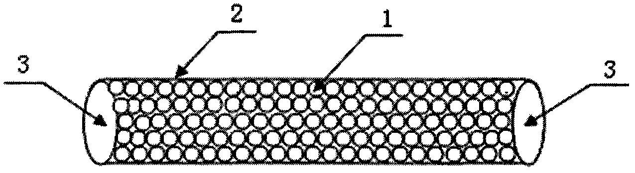 Hepatitis B virus affinity adsorption column and preparation method thereof