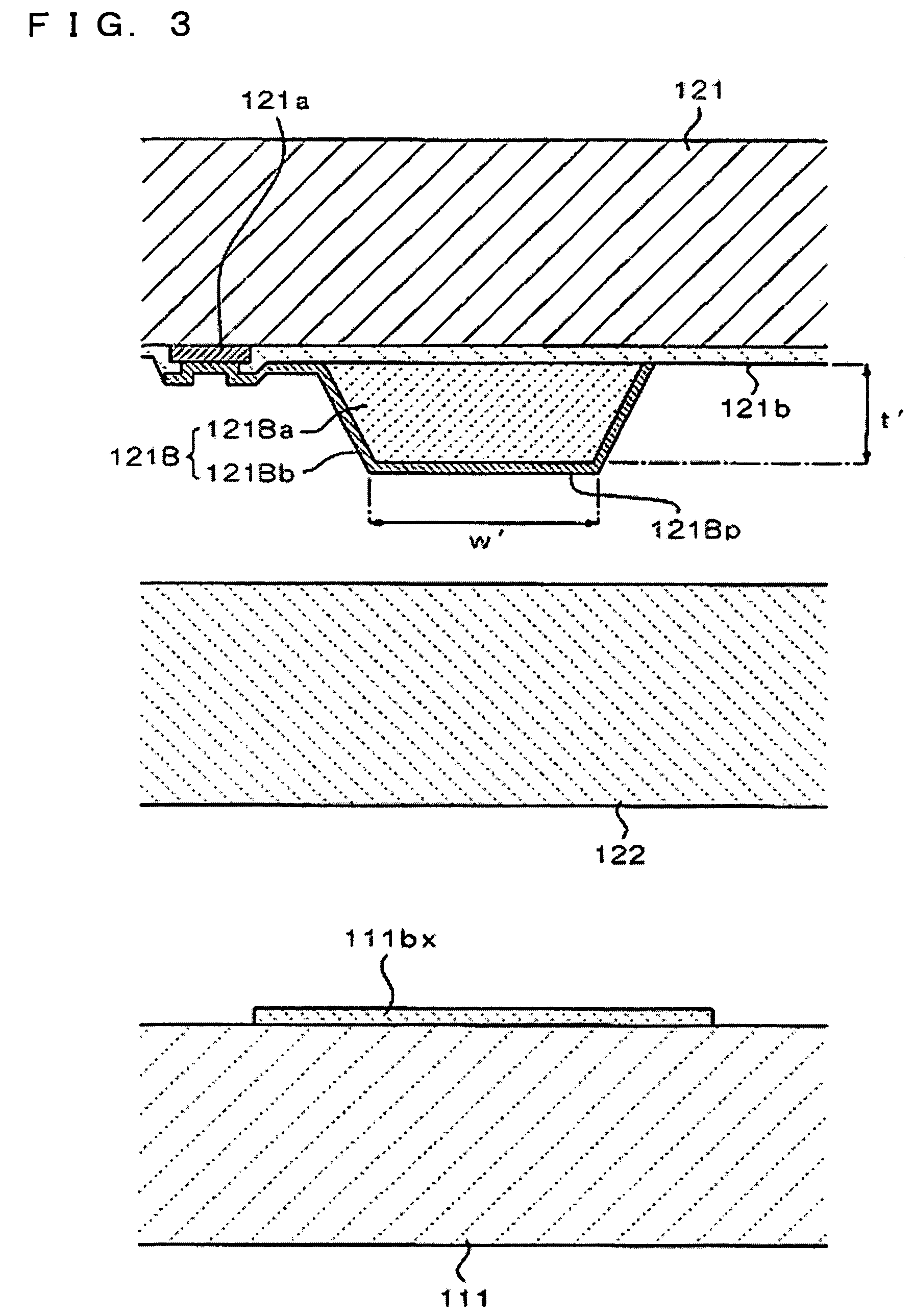 Mounting structure of electronic component, electro-optic device, electronic equipment, and method for mounting electronic component