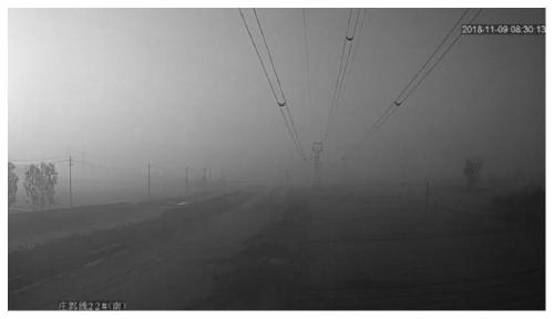 Power transmission line monitoring image defogging method based on Retinex