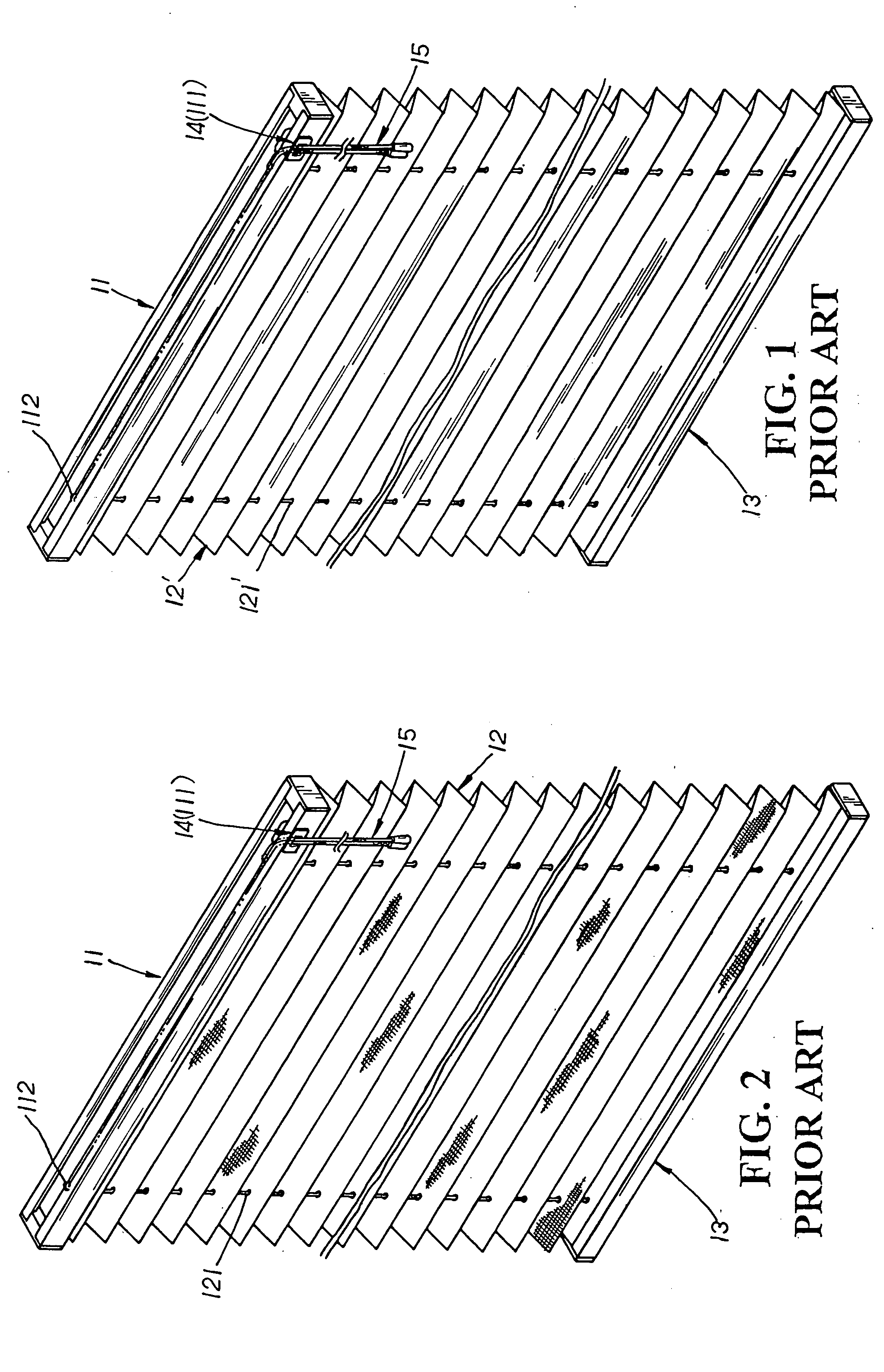 Venetian blind for day/night use