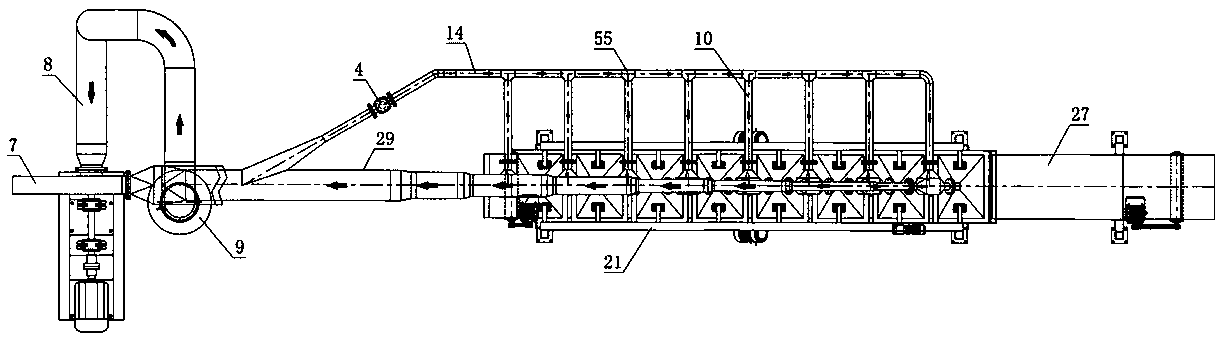 Airflow suspension type screening machine