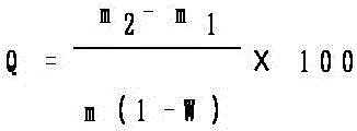 High-accuracy testing method of oil content of polyester staple fibers