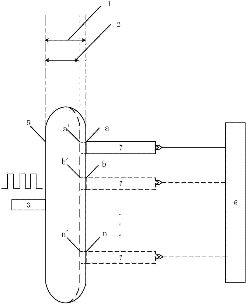 Method for measuring free hemoglobin by double-optical-path multiposition intra-frequency-domain fluorescence light intensity