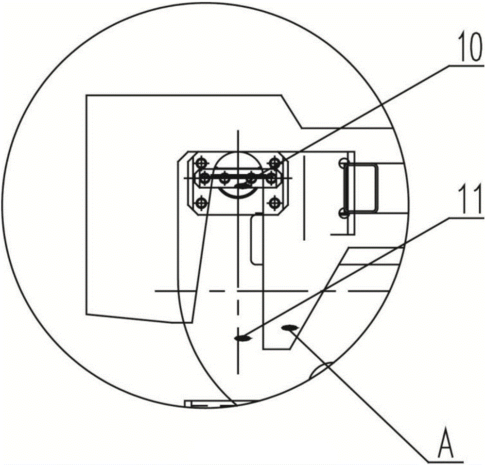 Covering and uncovering device of LF furnace