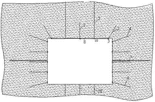 Hyperstatic scour prevention four-dimensional roadway support device and support method thereof